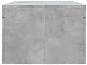 Mesa de centro 102x50x36 madeira processada cinza cimento