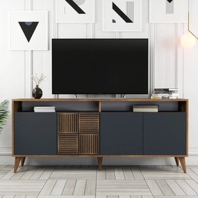 Console Milan – Walnut Anthracite – 180 cm x 78 cm x 35 cm