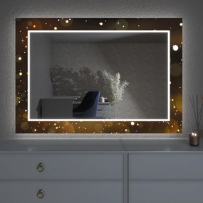 Espelho LED com decoração LED D15
