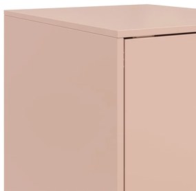 Aparador 34,5x39x107 cm aço rosa
