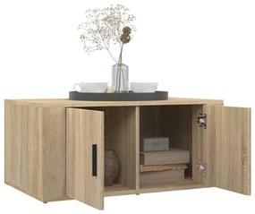 Mesa de centro 80x50x36 cm derivados madeira carvalho sonoma