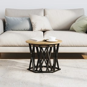 Mesas Laterais Empilháveis vidaXL 2 pcs Carvalho Artesanal Madeira Eng