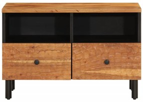 Móvel de TV 70x33x46 cm madeira de acácia maciça