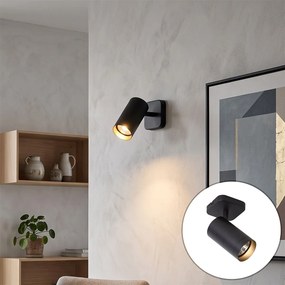 Candeeiro de Teto Moderno Preto GU10 70mm - Jeana Luxe