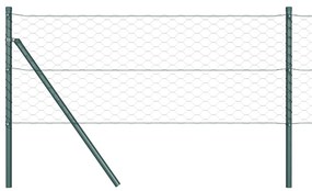 Cerca Hexagonal vidaXL Cinza 0.6x50 m Aço