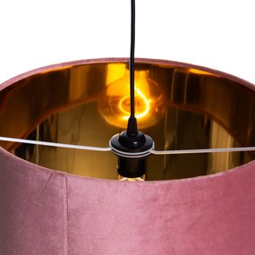 Moderne hanglamp roze 40 cm E27 - Rosalina Moderno