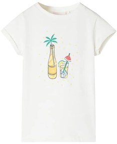 T-shirt infantil cor cru 128
