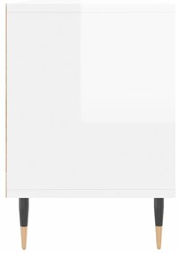 Móvel p/ TV 150x30x44,5 cm derivados madeira branco brilhante