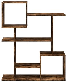 Estante divisória 92x29x112cm derivados madeira carvalho fumado