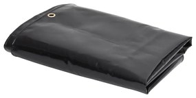 vidaXL Lona 650 g/m² 4x5 m preto