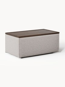 Bouclé Sofa Ottoman Lennon with Storage
