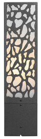 Candeeiro de jardim moderno preto 40 cm IP44 - Nicole Moderno