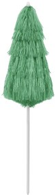 Guarda-sol de praia Hawaii 180 cm verde