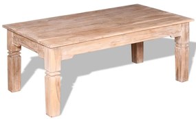Mesa de centro em madeira de acácia 110x60x45 cm