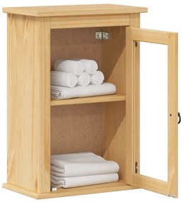 Móvel de WC para parede Corona 45x27x64,5 cm pinho maciço