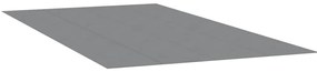 Pano para chão de piscinas 820x420 cm poliéster geotêxtil cinza