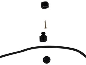 Candeeiro de suspensão dourado 3-luzes com LED espelho dourado regulável - Cava Luxe Moderno