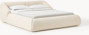 Cama estofada em bouclé Sofia