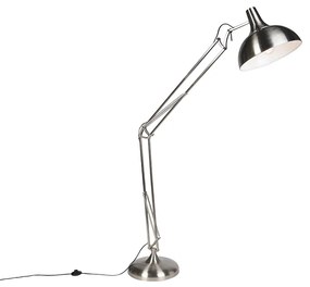 LED Candeeiro de pé inteligente em aço incl. Wifi A60 - Hobby Retro