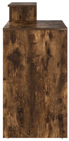Mesa com Armazenamento Carvalho Fumado 120.5x44x88.5 cm Madeira Deriva