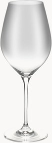 Copos de vinho tinto em cristal Cuvee, conjunto de 6