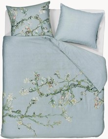 Conjunto de roupa de cama em cetim de algodão Blossom