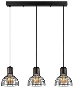 Candeeiro de Teto Vazo – Preto – 70 x 17 x 114 cm