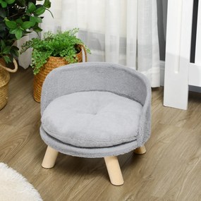 PawHut Cama Elevada para Cães Cama para Cães Mini com Almofada Lavável