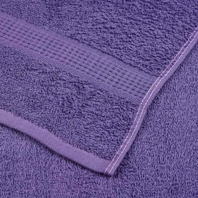 Toalhas de mãos 4 pcs 50x100 cm 360 gsm 100% algodão roxo