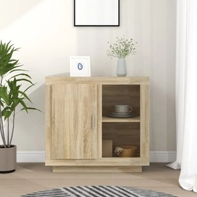 vidaXL Aparador 80x40x75 cm cor carvalho sonoma