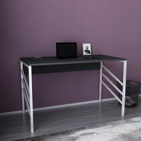 Secretária Josephine – Branco/Antracite – 120 cm x 60 cm x 74,8 cm