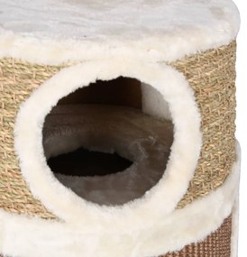 Barril arranhador para gatos 60 cm erva marinha