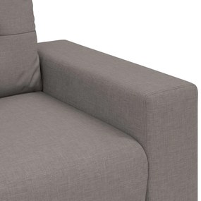 Sofá de 3 Lugares vidaXL Taupe 180 cm em Tecido
