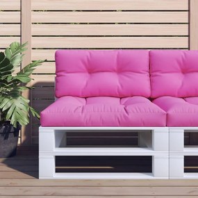 Almofadão para sofá de paletes 80x40x12 cm tecido rosa