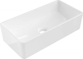 Mexen Nadia lavatório de bancada 46 x 23 cm, branco - 21614600