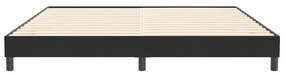Estrutura de cama sem colchão 200x210 cm veludo preto