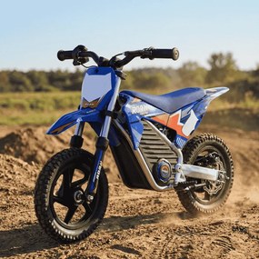 Mini moto elétrica para crianças Minicross electrica 250W 12/12"  Warrior MX-E250 Azul