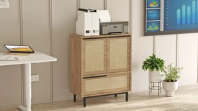Armário Multiusos ON8B – Walnut Oak – 74,8 cm x 90,4 cm x 35,5 cm