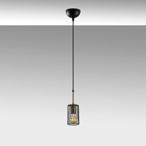 Lustre Kemtel – Preto Antique – 16 x 16 x 36 cm