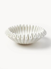 Taça decorativa em mármore artesanal Santorini, Ø 31 cm
