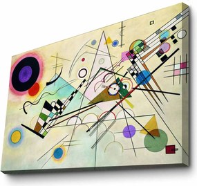 Pintura Decorativa em Tela 70100FAMOUSART-034 – Multicolor – 70 x 100