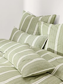 Capa de edredão em flanela às riscas Belinda