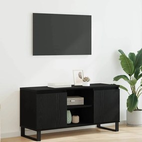 vidaXL Gabinete para TV Carvalho Preto 104 x 35 x 50 cm