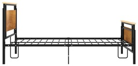 Estrutura de cama 120x200 cm metal