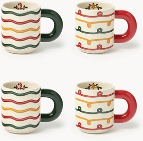 Canecas de Natal Cutemas, conjunto de 4