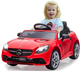 Carro elétrico infantil Mercedes-Benz SLC vermelho 12V