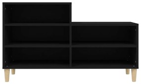 Sapateira 102x36x60 cm derivados de madeira preto