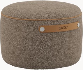 Pufe em teddy-bouclé SACKit