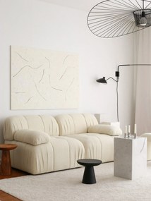 Sofá de 2 Lugares Soli – Branco – 178x74x89 cm
