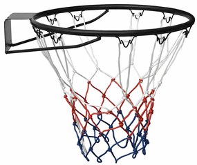 Cesto de basquetebol 45 cm aço preto